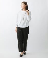 NGLAW09230 GIANNI LO GIUDICE(ジャンニ ロ ジュディチェ) [日本製]NEWOOLカシミヤツイルパンツ ブラウン