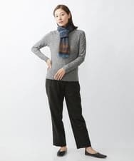 NGLAW09230 GIANNI LO GIUDICE(ジャンニ ロ ジュディチェ) [日本製]NEWOOLカシミヤツイルパンツ ブラウン