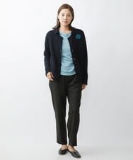 NGLAW09230 GIANNI LO GIUDICE(ジャンニ ロ ジュディチェ) [日本製]NEWOOLカシミヤツイルパンツ ブラウン