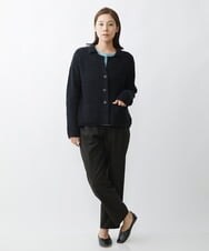 NGLAW09230 GIANNI LO GIUDICE(ジャンニ ロ ジュディチェ) [日本製]NEWOOLカシミヤツイルパンツ ブラウン