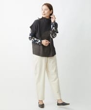 NGLAW15230 GIANNI LO GIUDICE(ジャンニ ロ ジュディチェ) [洗える]リクライドクロスパンツ アイボリー