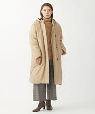 NGLAW25250 GIANNI LO GIUDICE(ジャンニ ロ ジュディチェ) [日本製]ガンクラブチェック柄ワイドパンツ オレンジブラウン