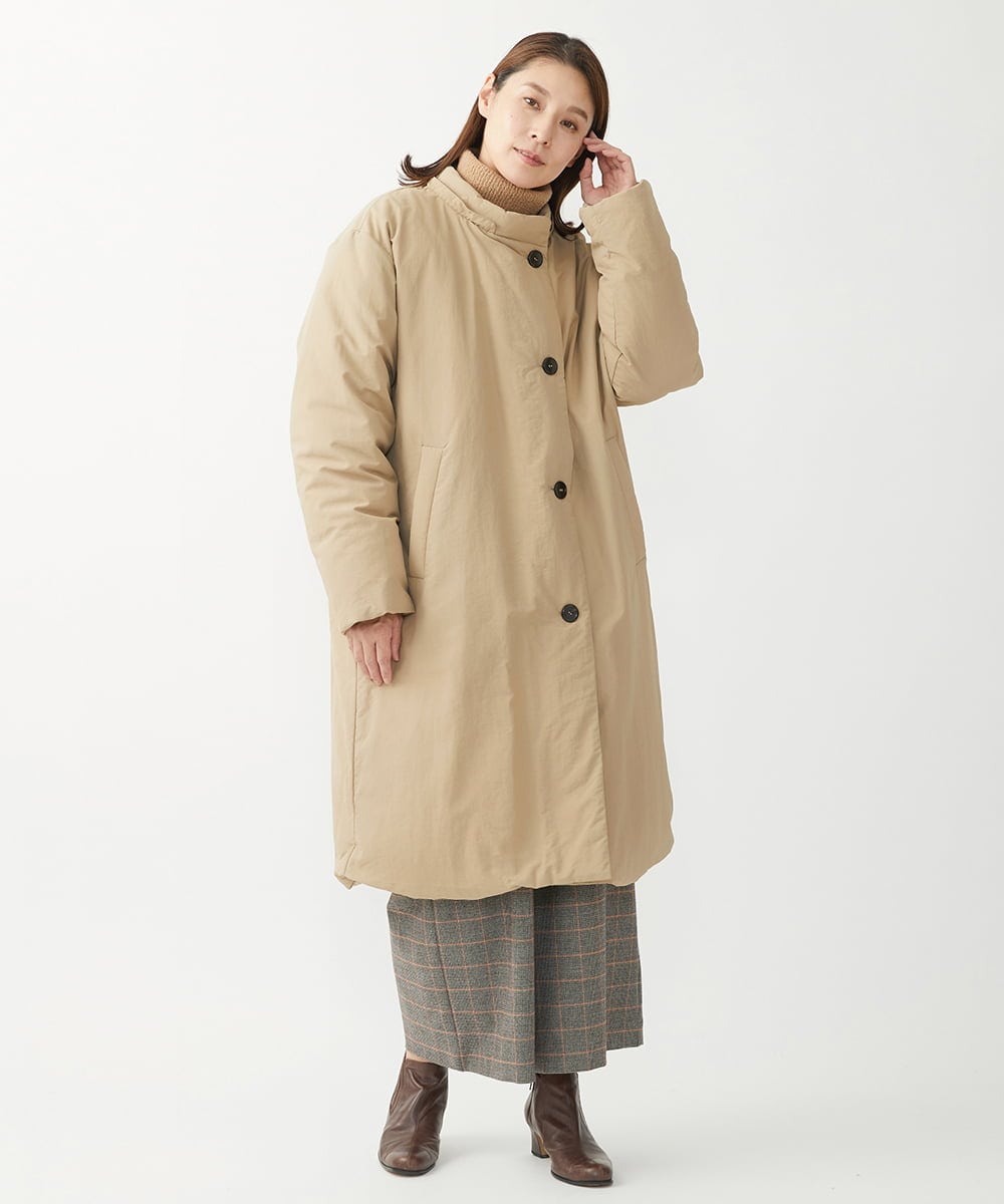 NGLAW25250 GIANNI LO GIUDICE(ジャンニ ロ ジュディチェ) [日本製]ガンクラブチェック柄ワイドパンツ オレンジブラウン