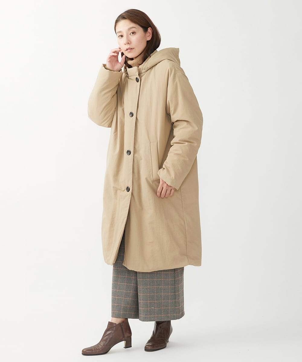 NGLAW25250 GIANNI LO GIUDICE(ジャンニ ロ ジュディチェ) [日本製]ガンクラブチェック柄ワイドパンツ オレンジブラウン