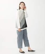 NGLAW26270 GIANNI LO GIUDICE(ジャンニ ロ ジュディチェ) ウールガーゼパンツ ブルーグレー