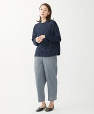 NGLAW26270 GIANNI LO GIUDICE(ジャンニ ロ ジュディチェ) ウールガーゼパンツ ブルーグレー
