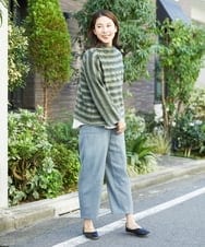 NGLAW26270 GIANNI LO GIUDICE(ジャンニ ロ ジュディチェ) ウールガーゼパンツ ブルーグレー