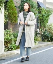 NGLAW26270 GIANNI LO GIUDICE(ジャンニ ロ ジュディチェ) ウールガーゼパンツ ブルーグレー
