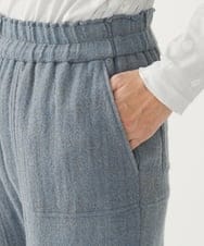 NGLAW26270 GIANNI LO GIUDICE(ジャンニ ロ ジュディチェ) ウールガーゼパンツ ブルーグレー
