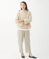 NGLAW26270 GIANNI LO GIUDICE(ジャンニ ロ ジュディチェ) ウールガーゼパンツ ライトベージュ