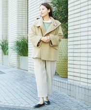 NGLAW26270 GIANNI LO GIUDICE(ジャンニ ロ ジュディチェ) ウールガーゼパンツ ライトベージュ