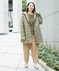 NGLCA01230 GIANNI LO GIUDICE(ジャンニ ロ ジュディチェ) [洗える・日本製]ファーボンディング裏起毛パンツ ベージュ