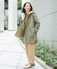 NGLCA01230 GIANNI LO GIUDICE(ジャンニ ロ ジュディチェ) [洗える・日本製]ファーボンディング裏起毛パンツ ベージュ