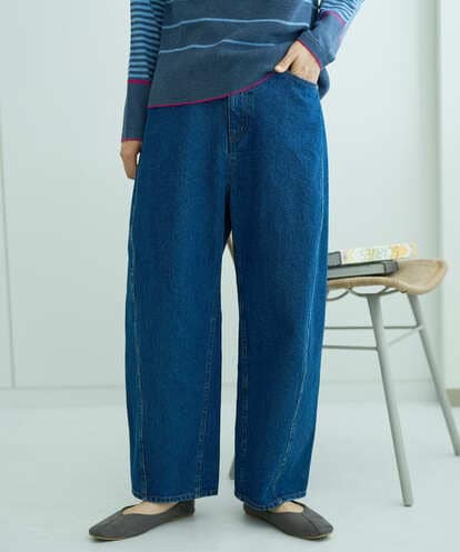 NGLCF60180 GIANNI LO GIUDICE [洗える]バイオウォッシュデニムパンツ