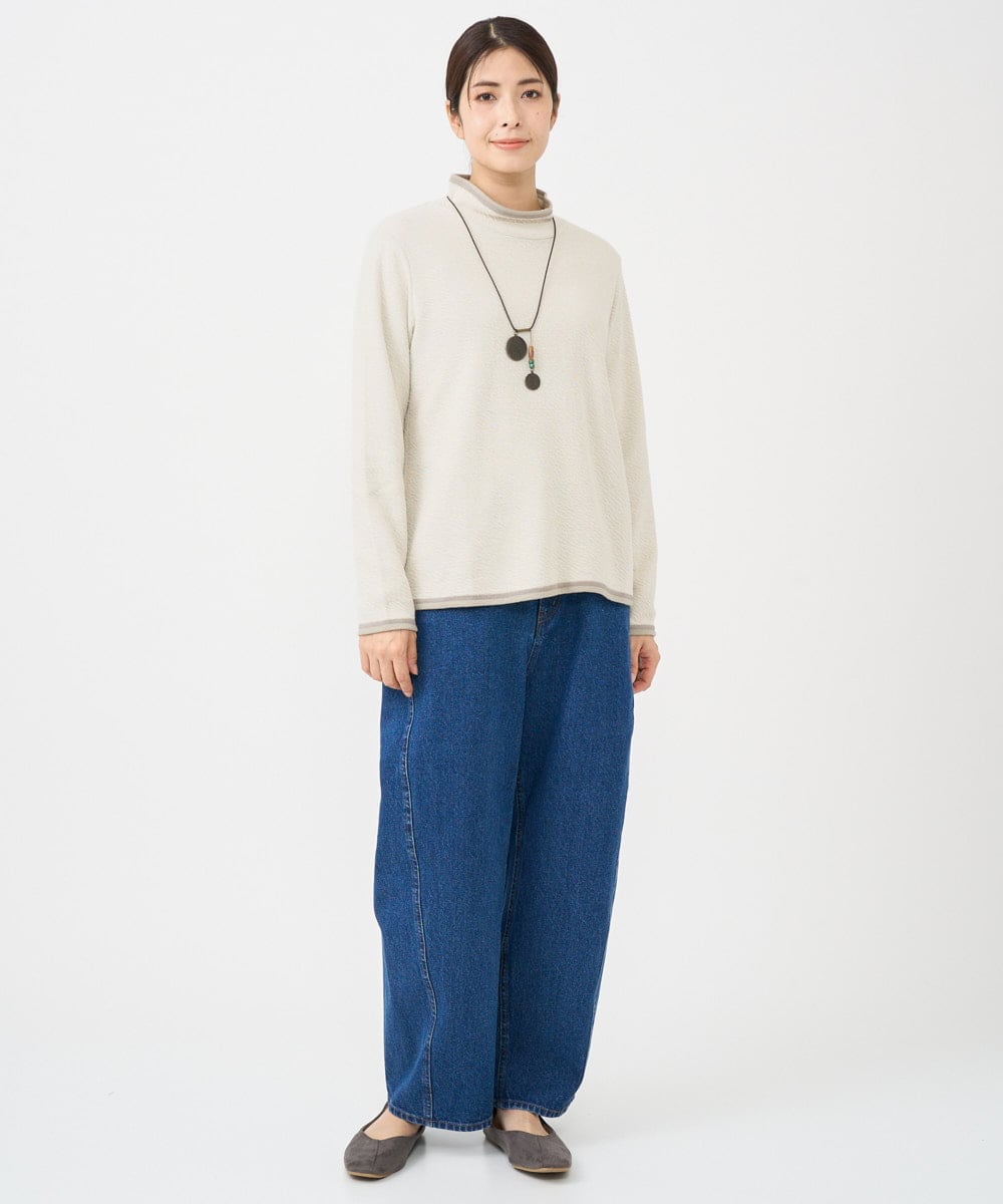 NGLCF60180 GIANNI LO GIUDICE(ジャンニ ロ ジュディチェ) [洗える]バイオウォッシュデニムパンツ ネイビー