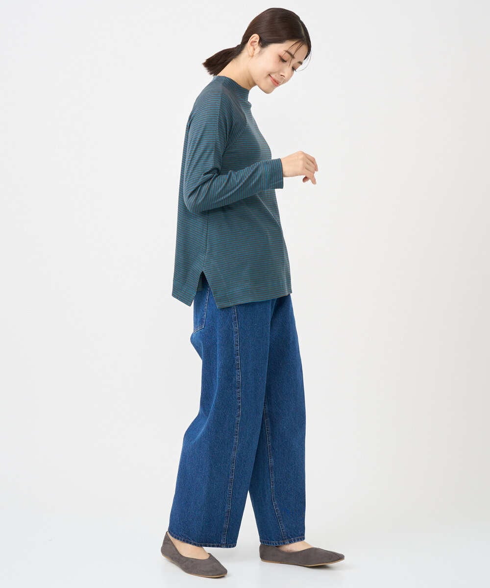 NGLCF60180 GIANNI LO GIUDICE(ジャンニ ロ ジュディチェ) [洗える]バイオウォッシュデニムパンツ ネイビー