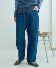 NGLCF60180 GIANNI LO GIUDICE(ジャンニ ロ ジュディチェ) [洗える]バイオウォッシュデニムパンツ ネイビー