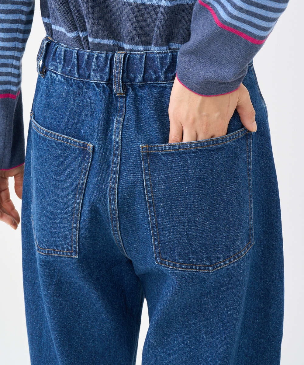 NGLCF60180 GIANNI LO GIUDICE(ジャンニ ロ ジュディチェ) [洗える]バイオウォッシュデニムパンツ ネイビー