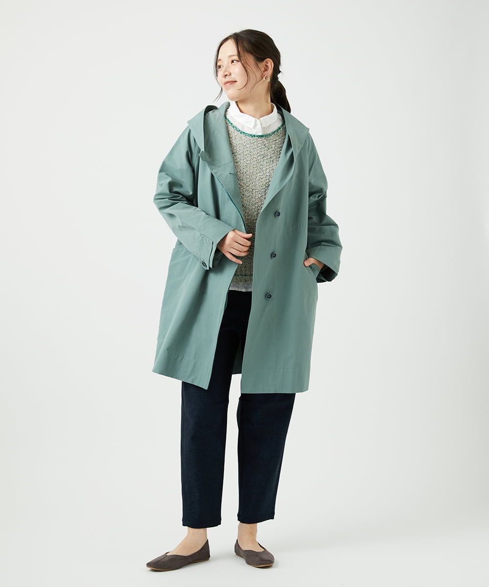 NGLCF61210 GIANNI LO GIUDICE(ジャンニ ロ ジュディチェ) [洗える・日本製]ヒートパフォーマーデニムパンツ ネイビー