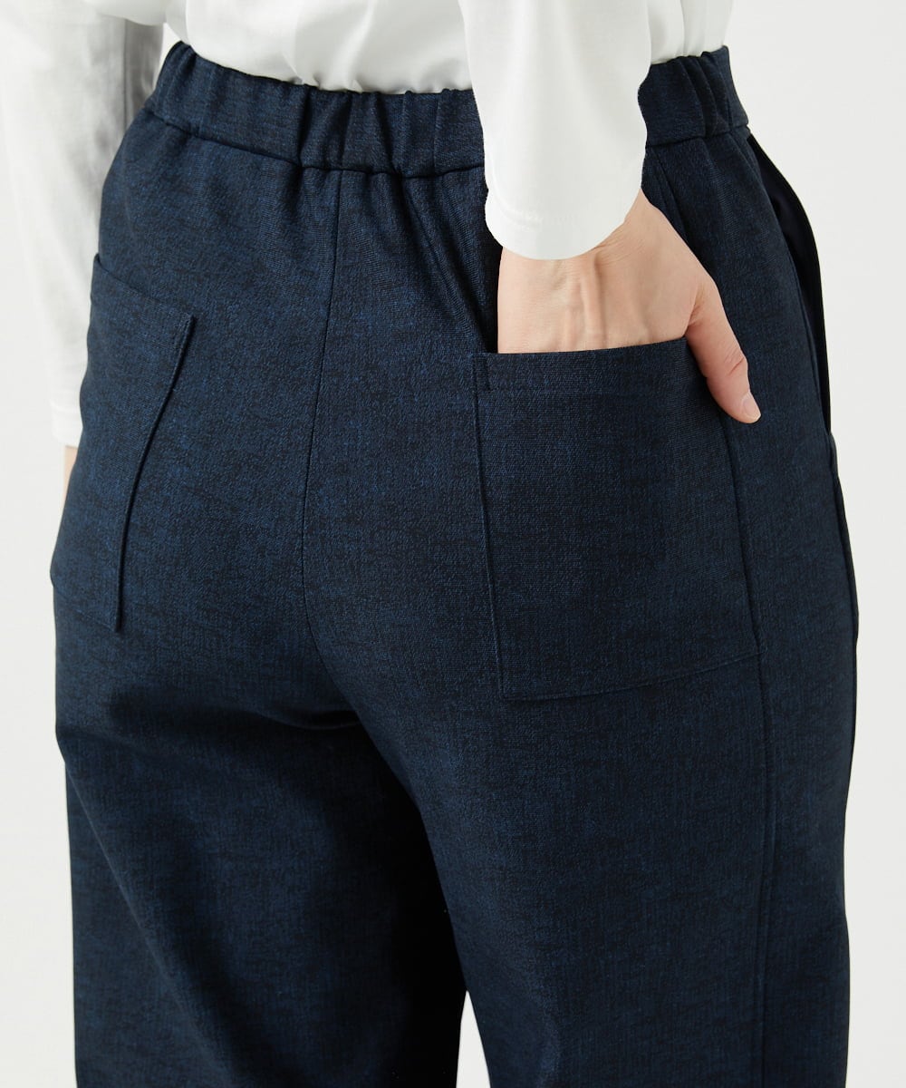 NGLCF61210 GIANNI LO GIUDICE(ジャンニ ロ ジュディチェ) [洗える・日本製]ヒートパフォーマーデニムパンツ ネイビー