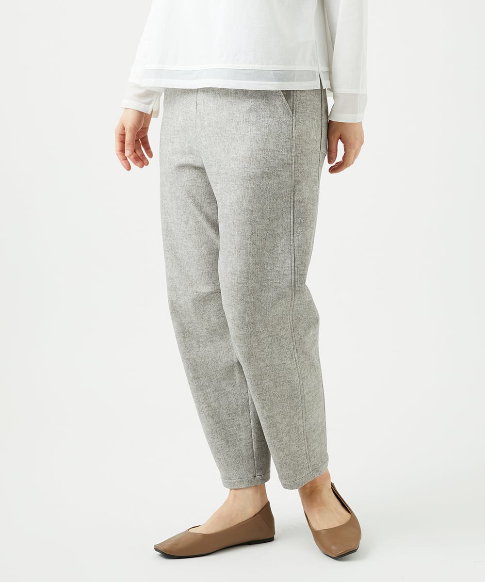 NGLCF61210 GIANNI LO GIUDICE(ジャンニ ロ ジュディチェ) [洗える・日本製]ヒートパフォーマーデニムパンツ ライトグレー