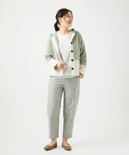 NGLCF61210 GIANNI LO GIUDICE(ジャンニ ロ ジュディチェ) [洗える・日本製]ヒートパフォーマーデニムパンツ ライトグレー