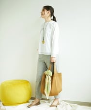 NGLCF61210 GIANNI LO GIUDICE(ジャンニ ロ ジュディチェ) [洗える・日本製]ヒートパフォーマーデニムパンツ ライトグレー