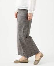 NGLCF62230 GIANNI LO GIUDICE(ジャンニ ロ ジュディチェ) [日本製]ヒートパフォーマーグレンチェックパンツ ベージュ