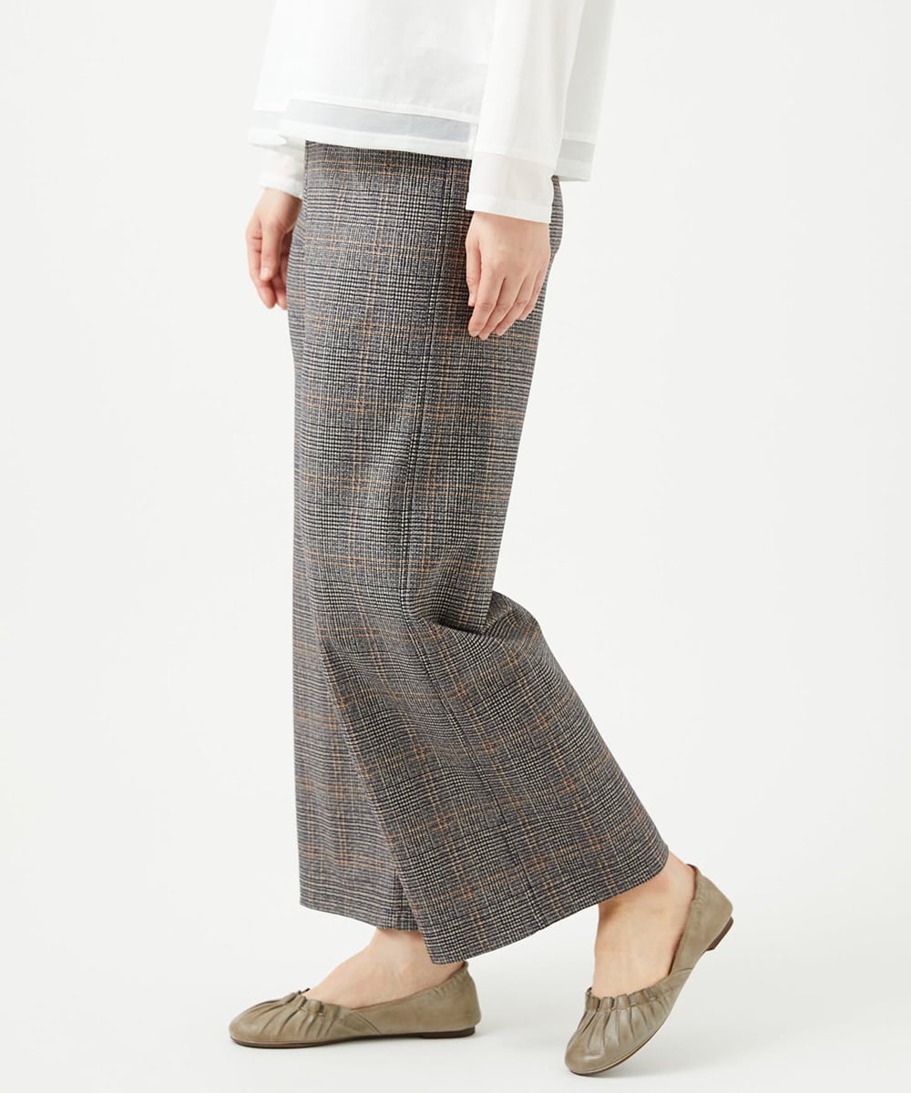 NGLCF62230 GIANNI LO GIUDICE(ジャンニ ロ ジュディチェ) [日本製]ヒートパフォーマーグレンチェックパンツ ベージュ