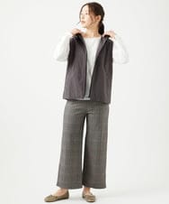 NGLCF62230 GIANNI LO GIUDICE(ジャンニ ロ ジュディチェ) [日本製]ヒートパフォーマーグレンチェックパンツ ベージュ