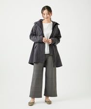 NGLCF62230 GIANNI LO GIUDICE(ジャンニ ロ ジュディチェ) [洗える・日本製]ヒートパフォーマーグレンチェックパンツ ベージュ