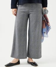 NGLCF62230 GIANNI LO GIUDICE(ジャンニ ロ ジュディチェ) [日本製]ヒートパフォーマーグレンチェックパンツ ブラック