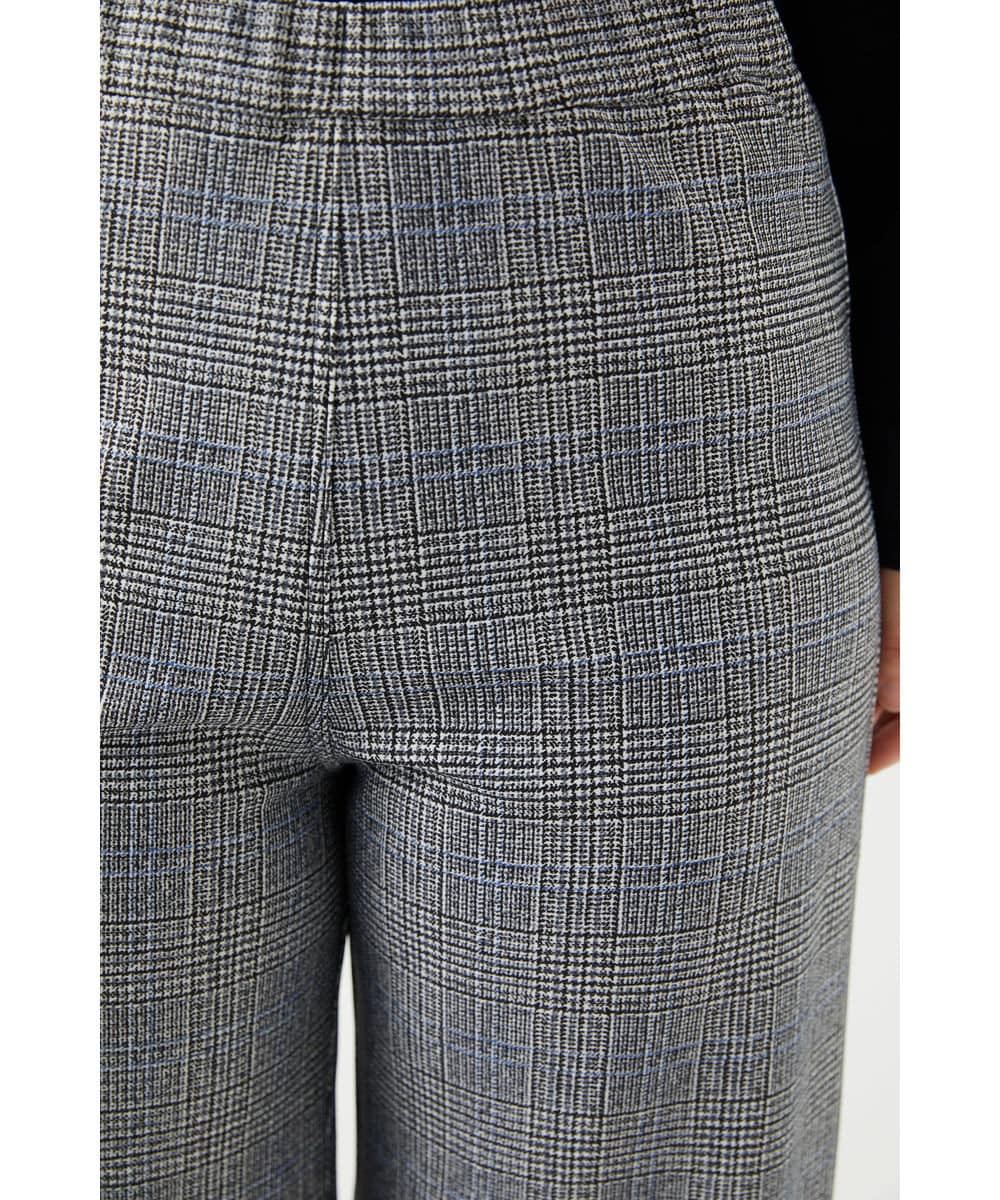 NGLCF62230 GIANNI LO GIUDICE(ジャンニ ロ ジュディチェ) [日本製]ヒートパフォーマーグレンチェックパンツ ブラック