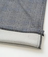 NGLCF62230 GIANNI LO GIUDICE(ジャンニ ロ ジュディチェ) [洗える・日本製]ヒートパフォーマーグレンチェックパンツ ブラック