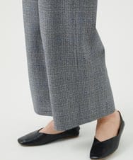 NGLCF62230 GIANNI LO GIUDICE(ジャンニ ロ ジュディチェ) [洗える・日本製]ヒートパフォーマーグレンチェックパンツ ブラック