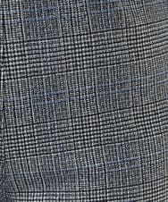 NGLCF62230 GIANNI LO GIUDICE(ジャンニ ロ ジュディチェ) [洗える・日本製]ヒートパフォーマーグレンチェックパンツ ブラック