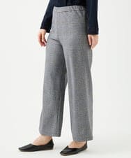 NGLCF62230 GIANNI LO GIUDICE(ジャンニ ロ ジュディチェ) [日本製]ヒートパフォーマーグレンチェックパンツ ブラック