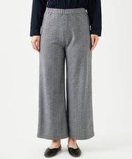 NGLCF62230 GIANNI LO GIUDICE(ジャンニ ロ ジュディチェ) [日本製]ヒートパフォーマーグレンチェックパンツ ブラック