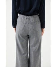 NGLCF62230 GIANNI LO GIUDICE(ジャンニ ロ ジュディチェ) [日本製]ヒートパフォーマーグレンチェックパンツ ブラック