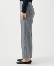 NGLCF62230 GIANNI LO GIUDICE(ジャンニ ロ ジュディチェ) [洗える・日本製]ヒートパフォーマーグレンチェックパンツ ブラック