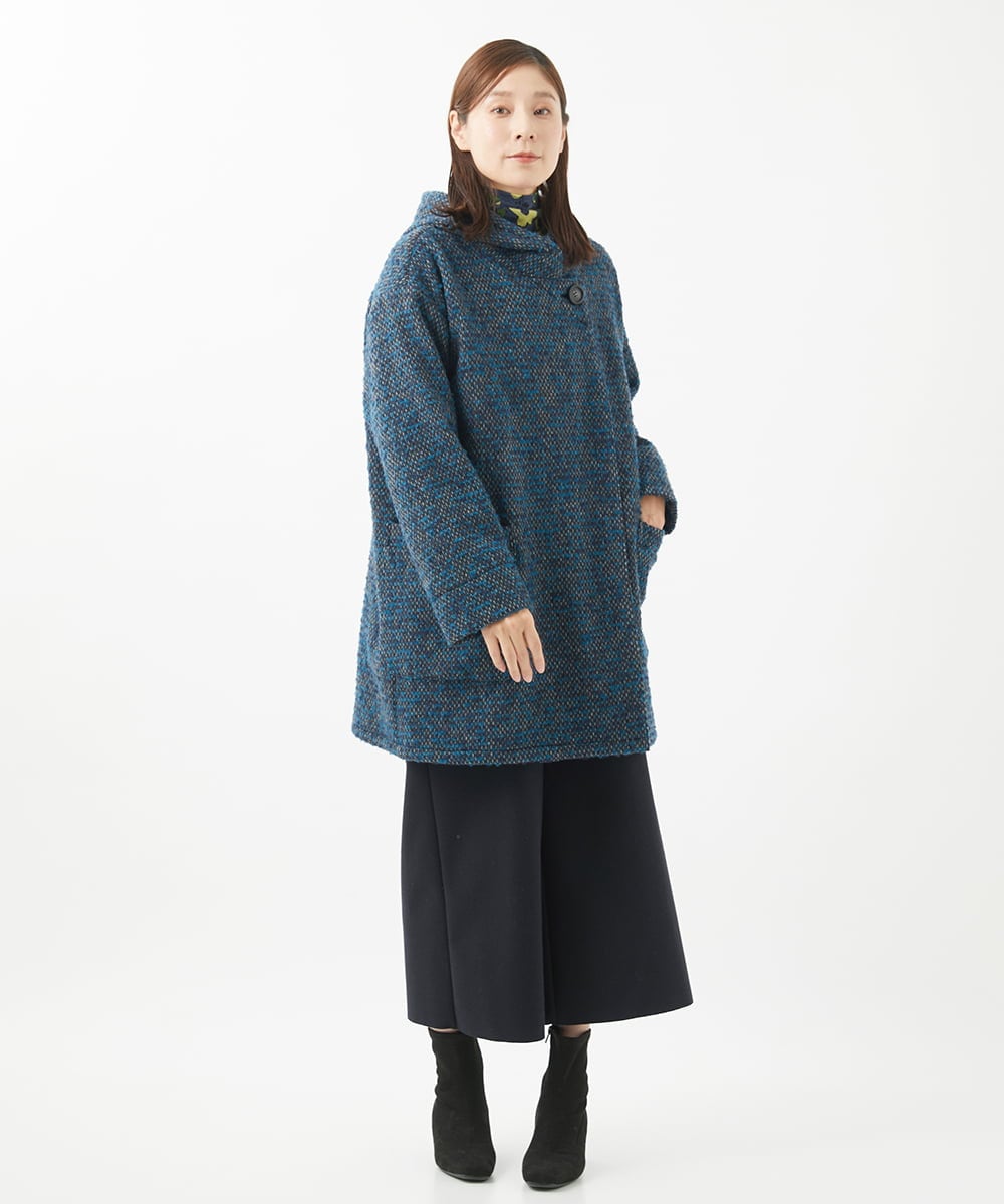 NGLEA20170 GIANNI LO GIUDICE(ジャンニ ロ ジュディチェ) [洗える・日本製]ニードルストレッチパンツ ダークネイビー