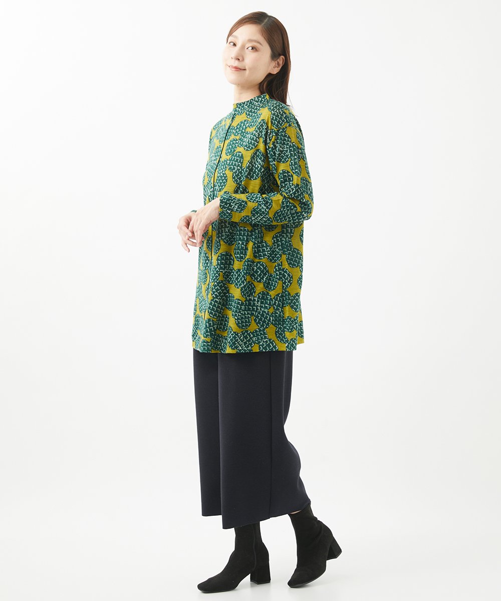 NGLEA20170 GIANNI LO GIUDICE(ジャンニ ロ ジュディチェ) [洗える・日本製]ニードルストレッチパンツ ダークネイビー