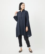 NGLEB51270 GIANNI LO GIUDICE(ジャンニ ロ ジュディチェ) [洗える・日本製]デニムレースパンツ ネイビーブラック
