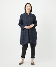 NGLEB51270 GIANNI LO GIUDICE(ジャンニ ロ ジュディチェ) [洗える・日本製]デニムレースパンツ ネイビーブラック