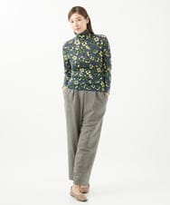 NGLEC26200 GIANNI LO GIUDICE(ジャンニ ロ ジュディチェ) [日本製]ウールパワーストレッチパンツ ブラウン