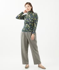 NGLEC26200 GIANNI LO GIUDICE(ジャンニ ロ ジュディチェ) [日本製]ウールパワーストレッチパンツ ブラウン