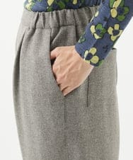 NGLEC26200 GIANNI LO GIUDICE(ジャンニ ロ ジュディチェ) [日本製]ウールパワーストレッチパンツ ブラウン