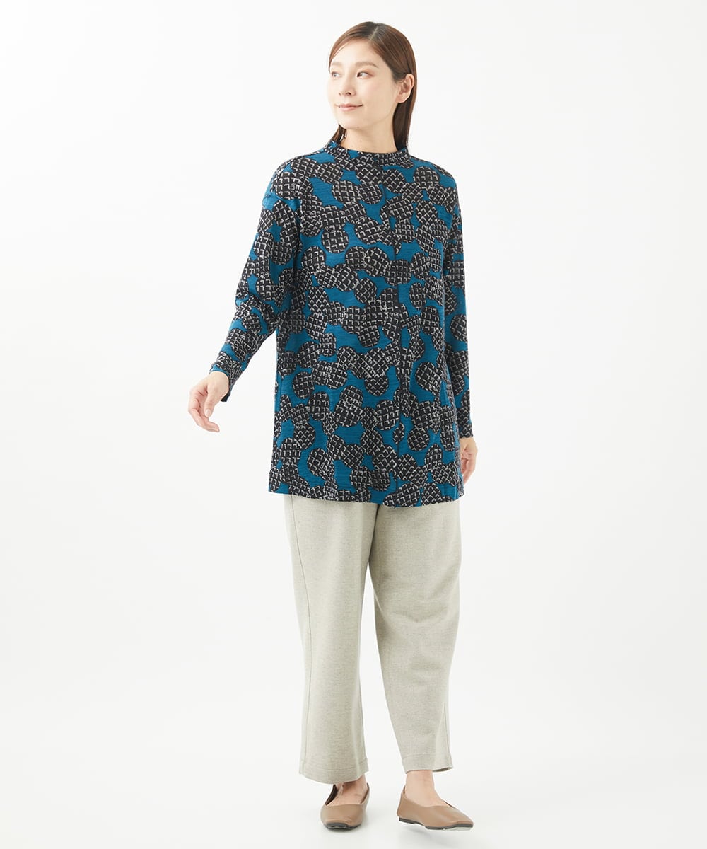 NGLEC26200 GIANNI LO GIUDICE(ジャンニ ロ ジュディチェ) [日本製]ウールパワーストレッチパンツ ライトグレー