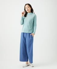 NGLED14230 GIANNI LO GIUDICE(ジャンニ ロ ジュディチェ) [洗える]レーヨンエステルストレッチパンツ ライトブルー