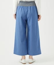 NGLED14230 GIANNI LO GIUDICE(ジャンニ ロ ジュディチェ) [洗える]レーヨンエステルストレッチパンツ ライトブルー